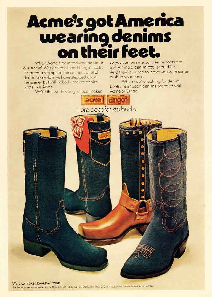denim boots