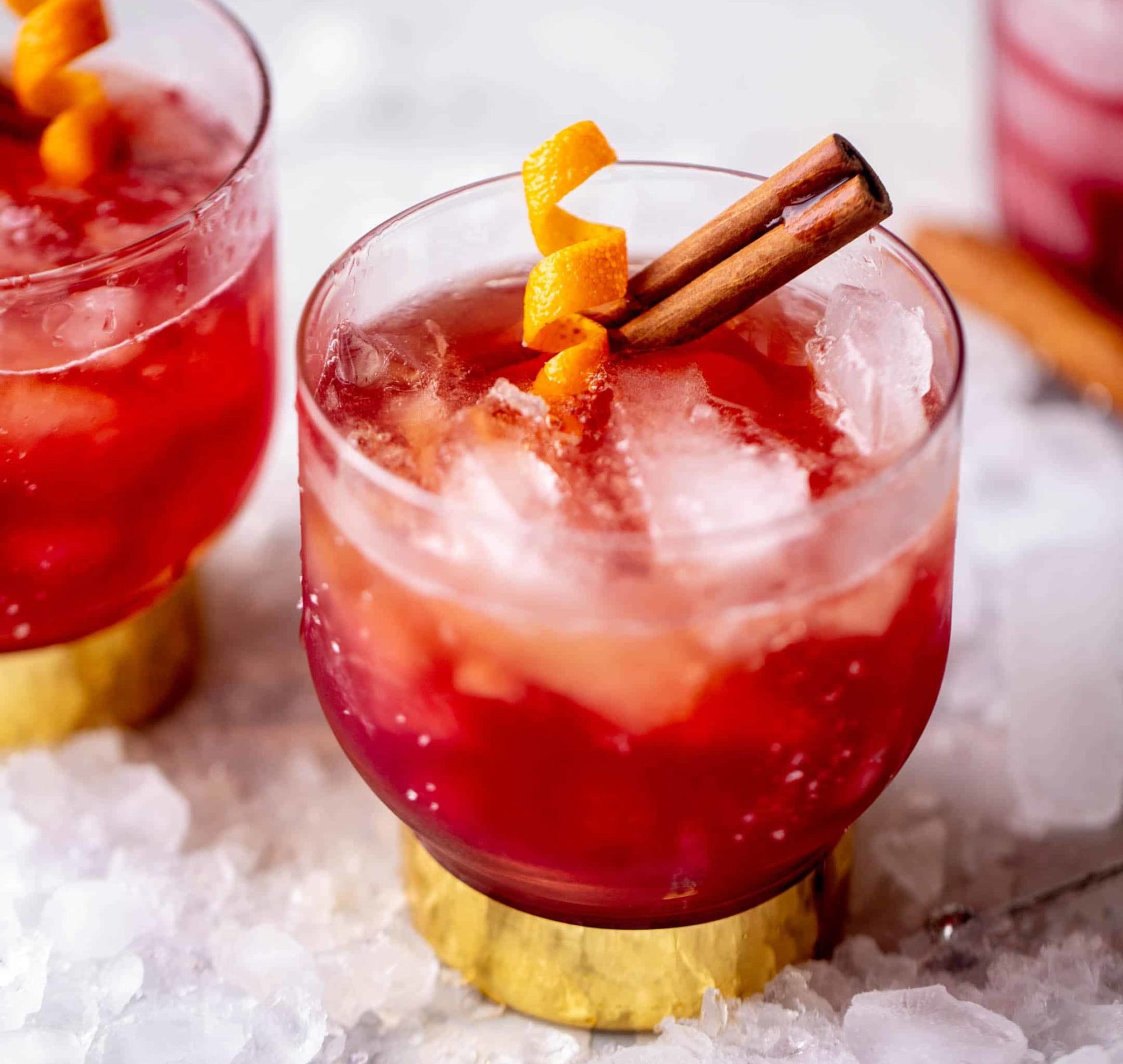Cranberry Sour Cocktail