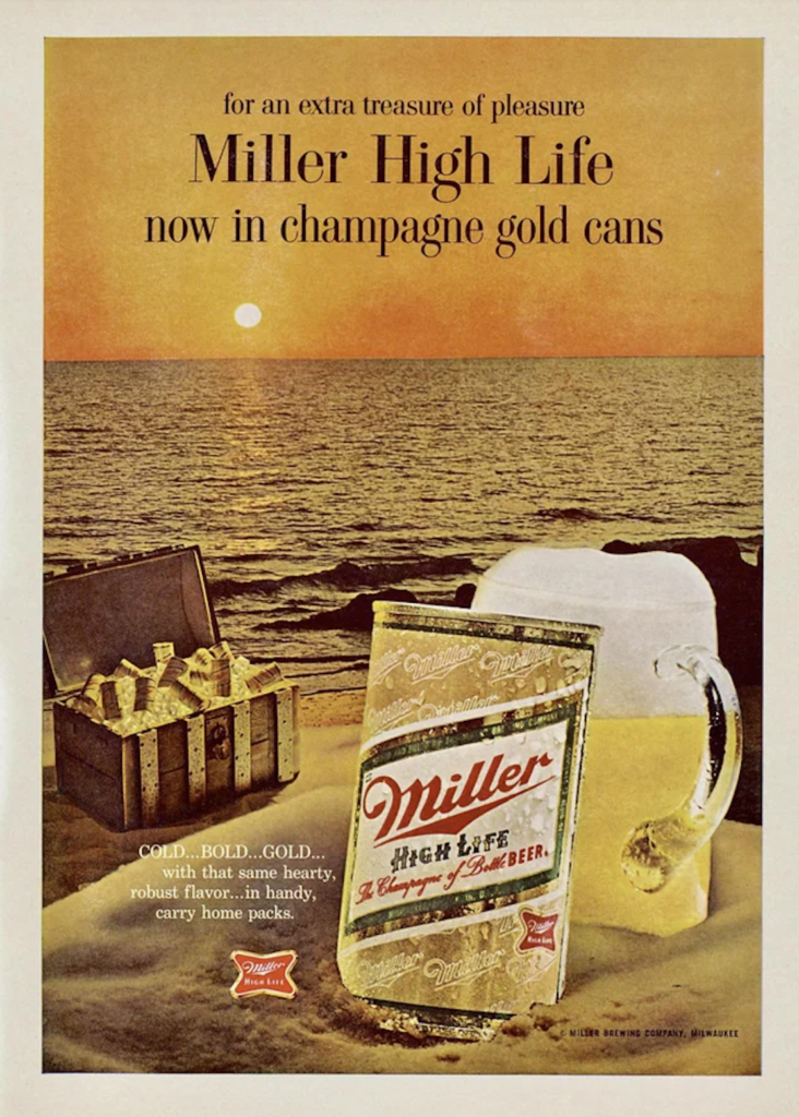 Miller High Life 1968
