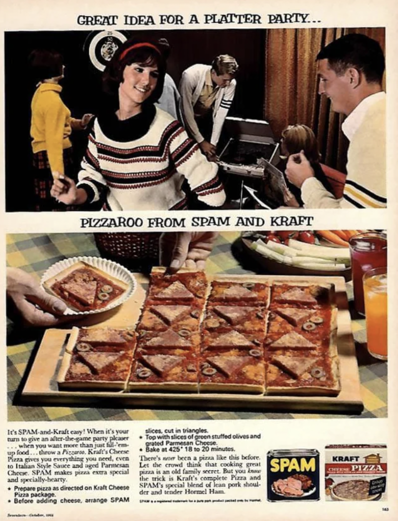 Spam and Kraft 1965