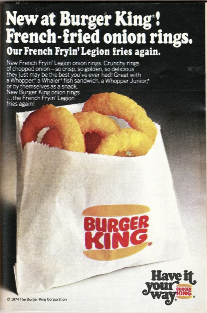 Burger King, 1974