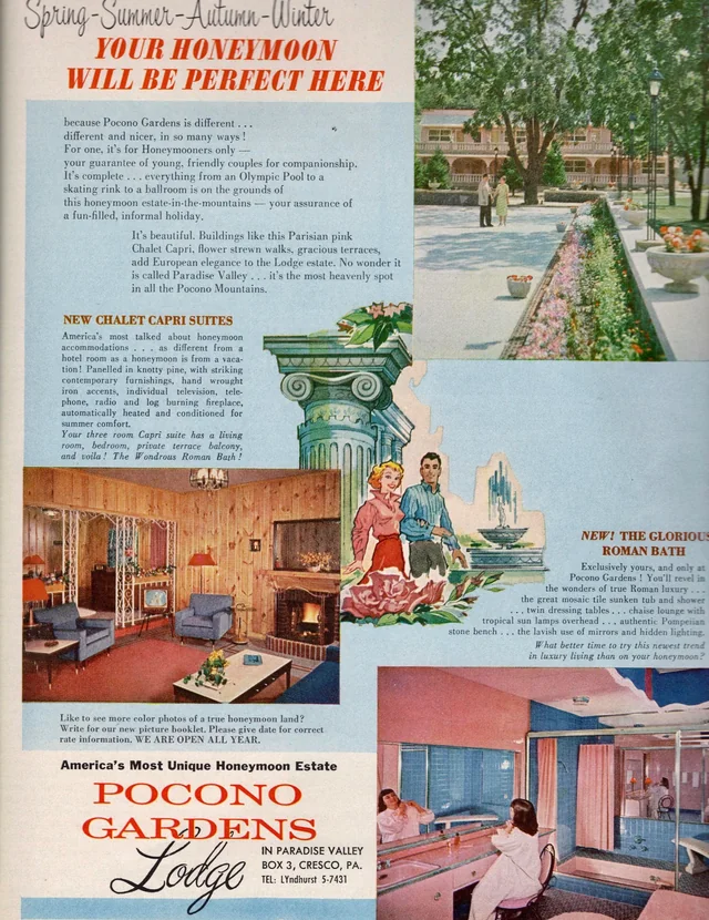 Pocono Gardens Lodge, 1960