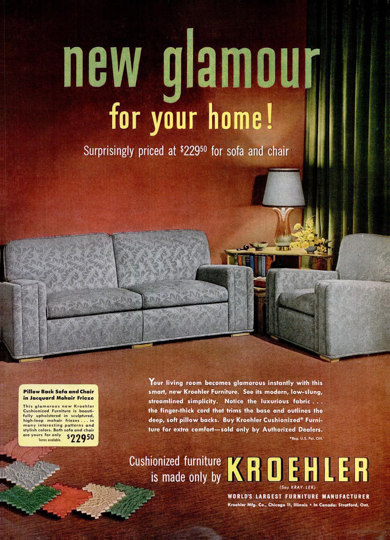 Kroehler Manufacturing Co, 1951