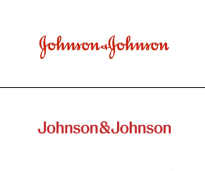 Johnson and Johnson logo past and present