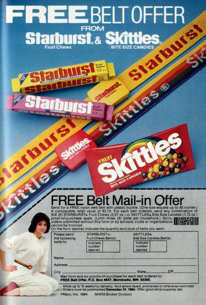 Skittles & Starburst, 1984